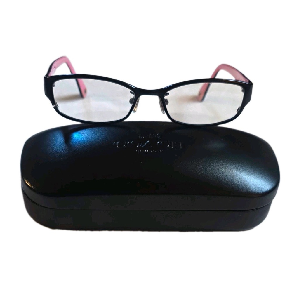 Coach Willow Eyeglasses Frame HC 5007 9044 Black Pink 50-16-135 Complete Set